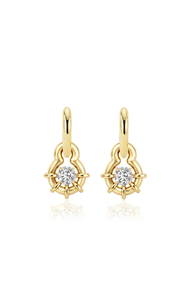 14K Yellow Gold Louise Huggies