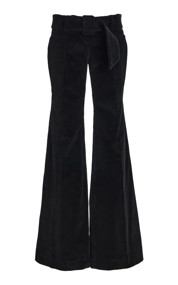 Clover Flared Cotton Pants
