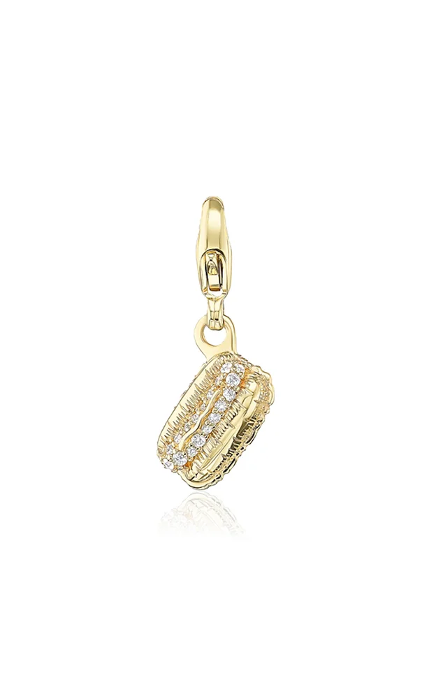 Diamond Mini Hotdog Charm