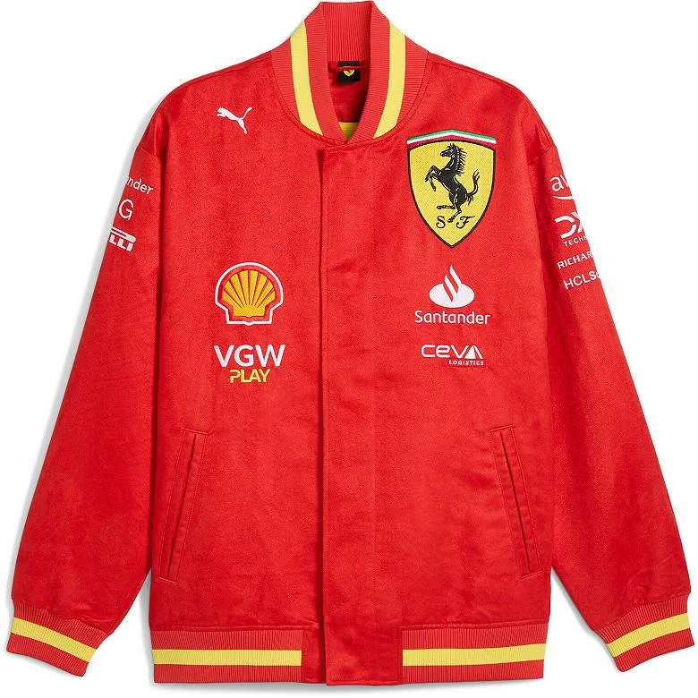 Puma Adult F1 Racing Varsity Red Jacket