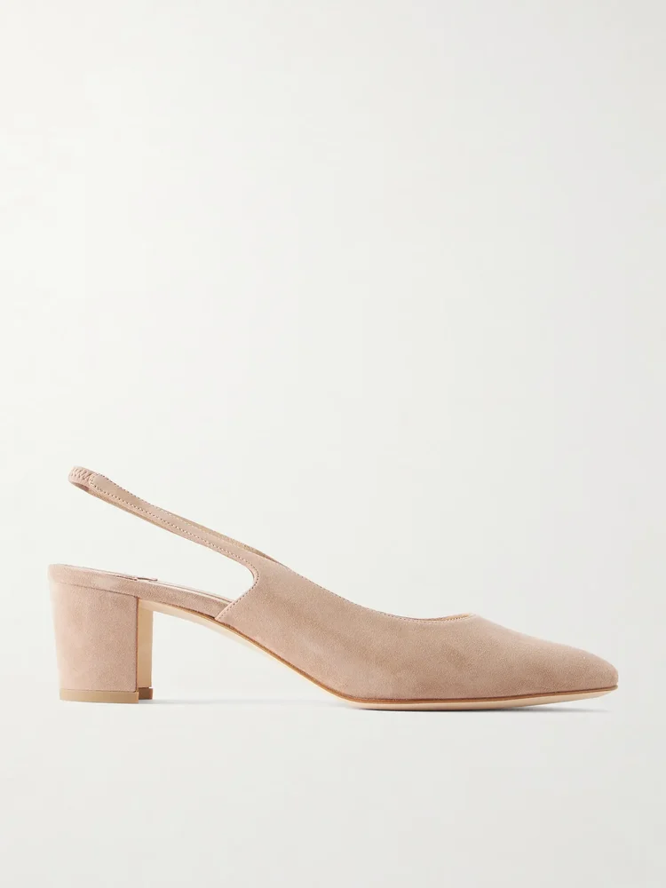 Allurasan 50 suede slingback pumps