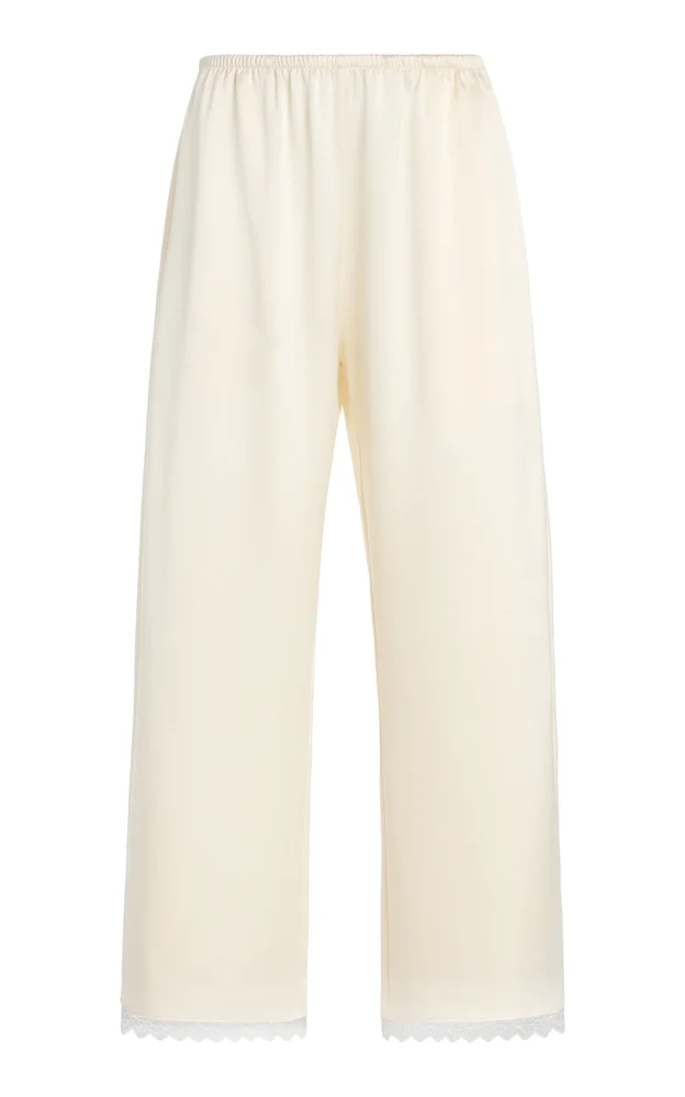 Barb Cropped Lace Pants