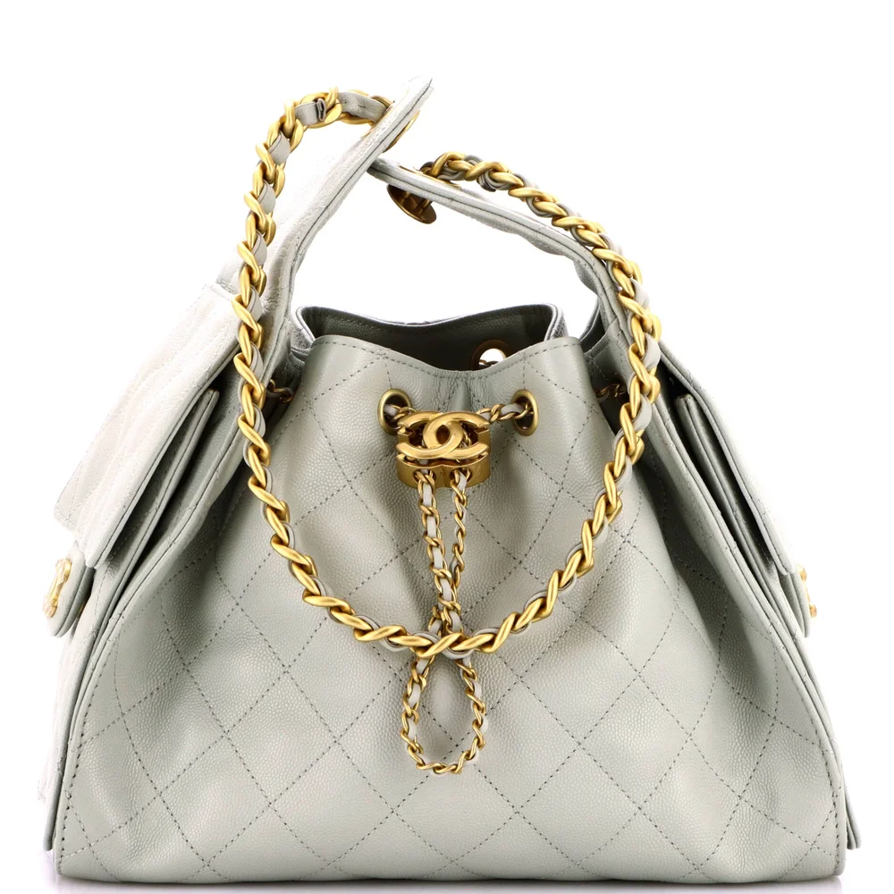 Pre-Owned 25 Small Hobo Bag Quilted Caviar