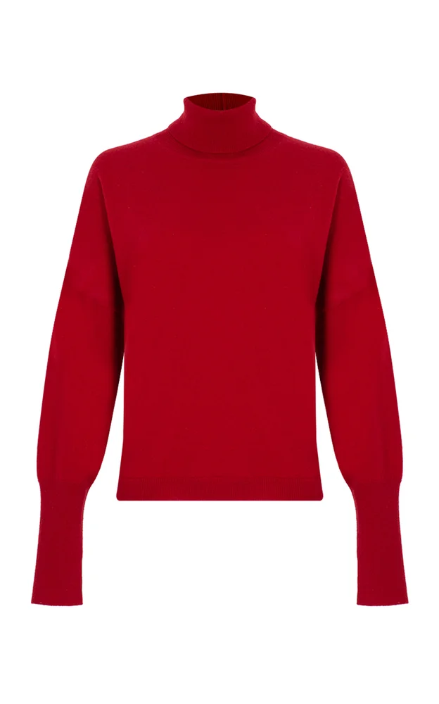 Backless Wool-Cashmere Sweater