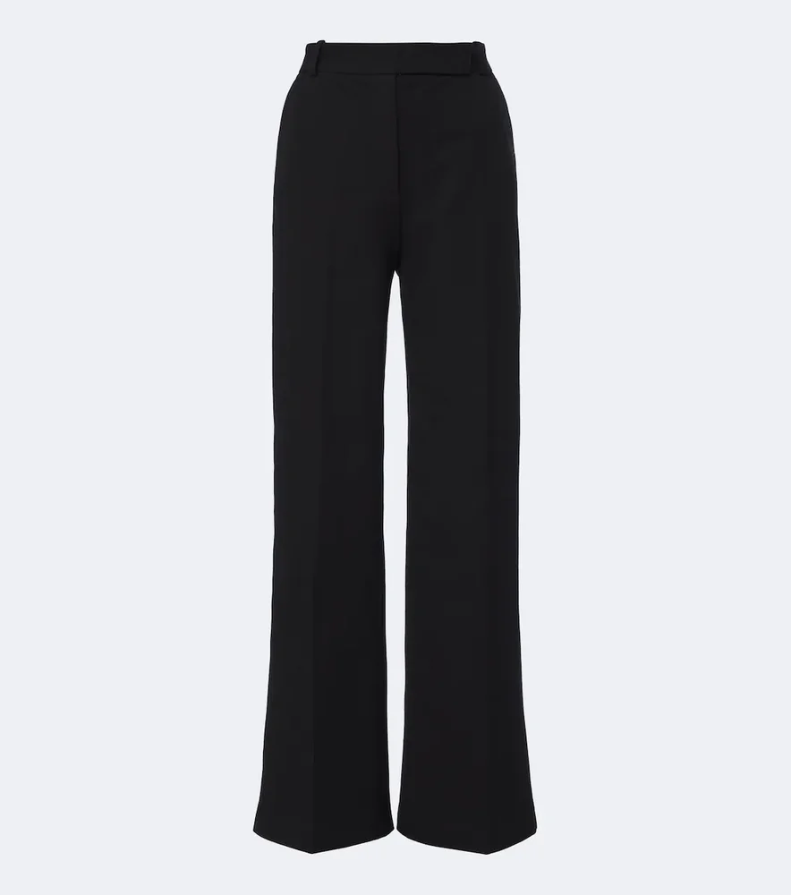 Yukio gabardine wide-leg pants