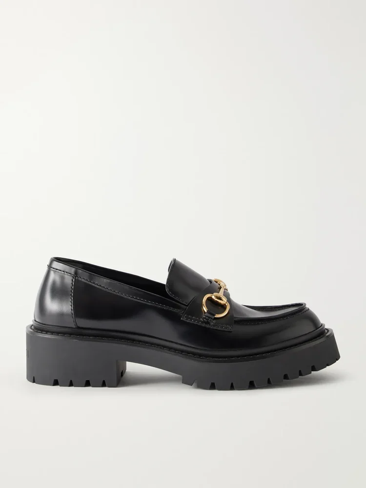 Rhody Horsebit-embellished leather loafers