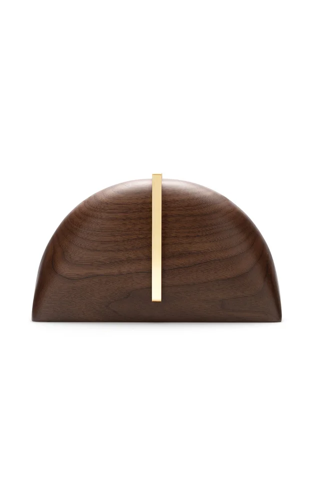 Laguna Wooden Clutch