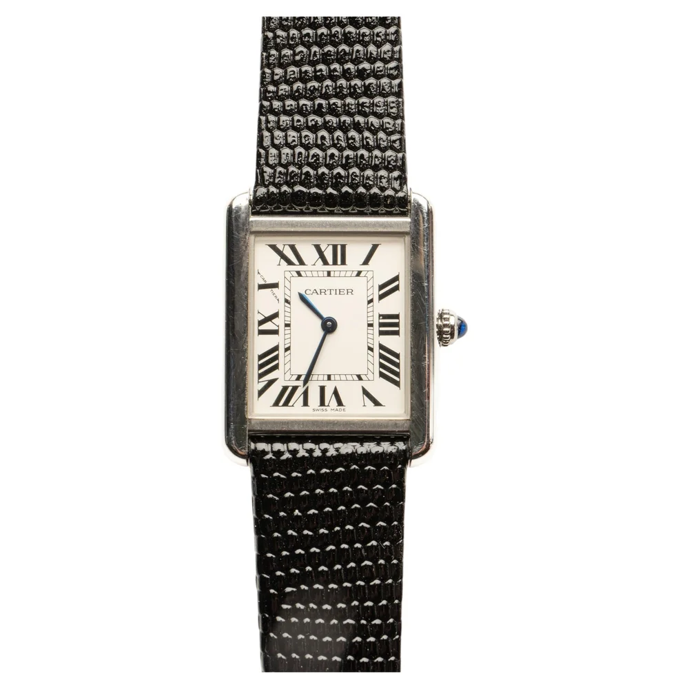 Pre-Owned Tank Solo Mid Size Stainless Steel Ref 3170 Quartz