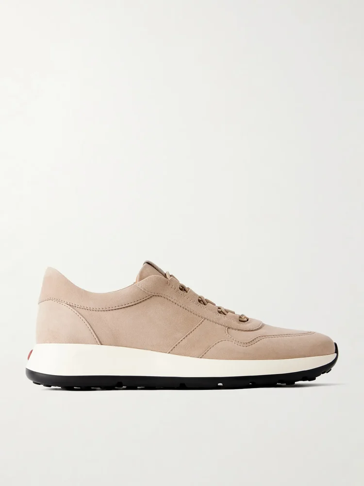 Red Dot nubuck sneakers