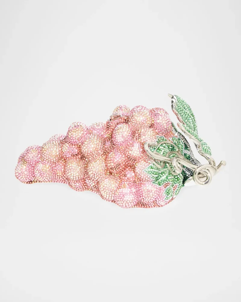 Crystal Grapes Clutch Bag
