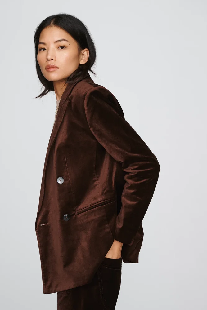 Rue Velvet Blazer