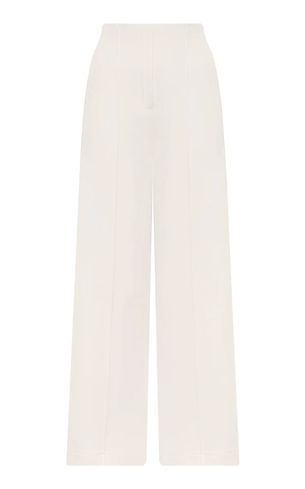 Dedicame Crepe Straight-Leg Pants