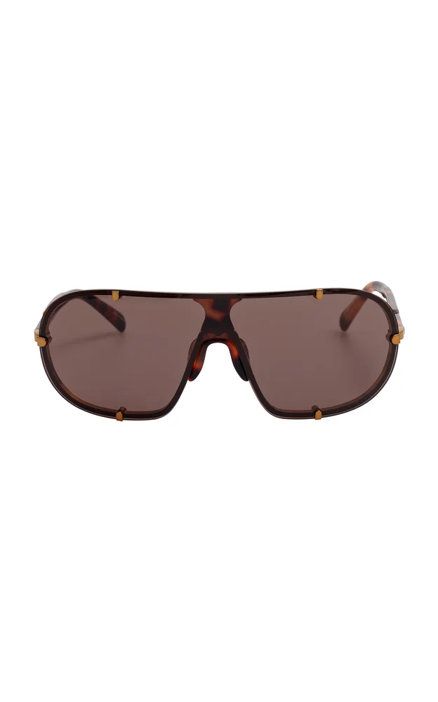 Mask Square-Framed Acetate Sunglasses