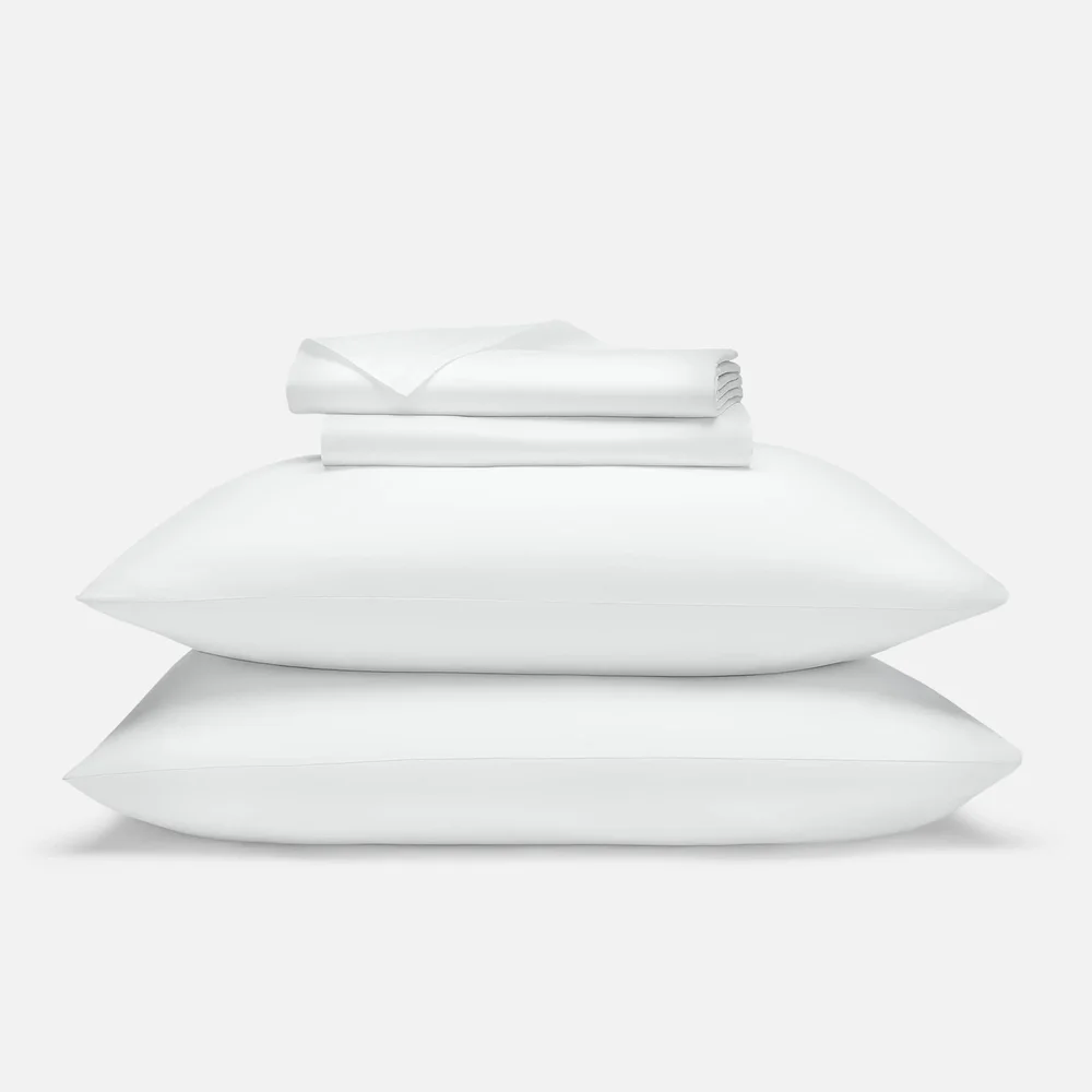 Luxe Sateen Core Sheet Set, White