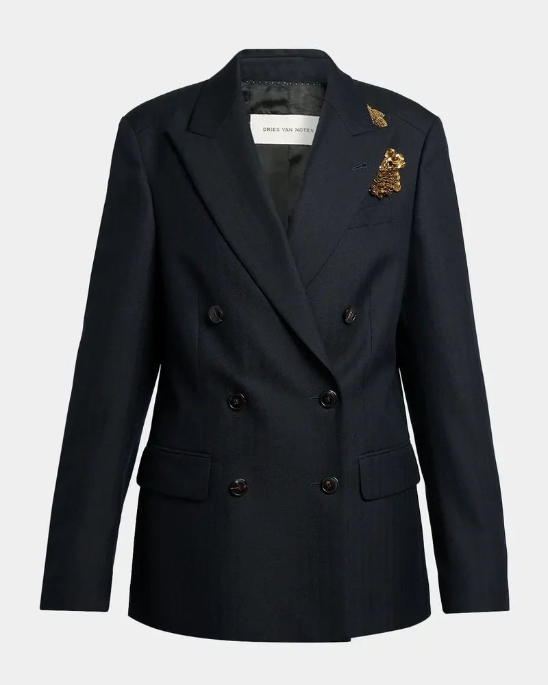 Barrysta Cotton Double-Breasted Jacket