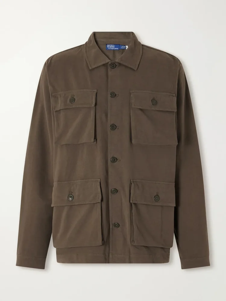 Cotton-Moleskin Overshirt