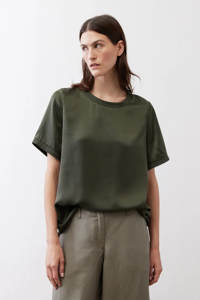 The Relaxed Washable Silk Top