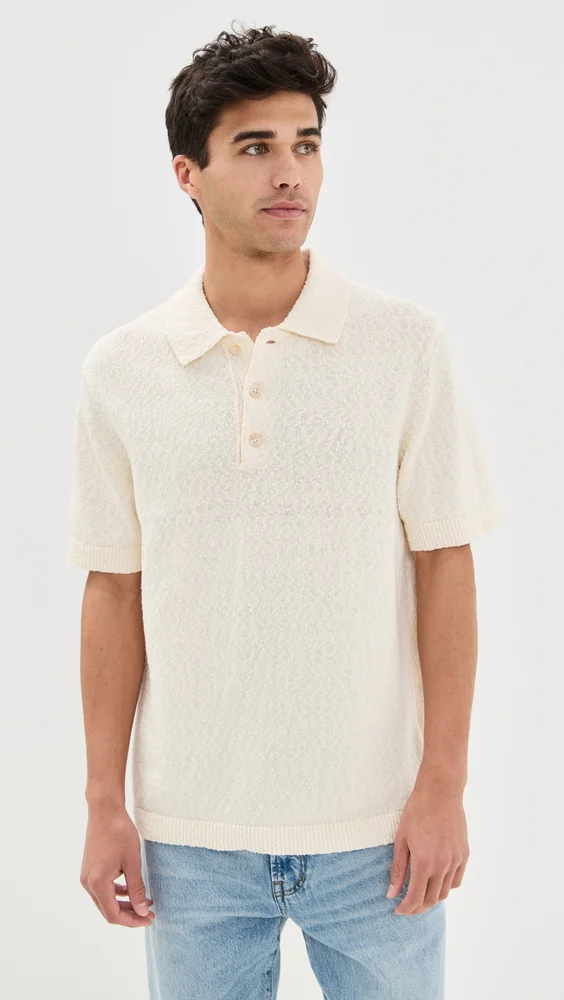 Randy Boucle Knit Polo