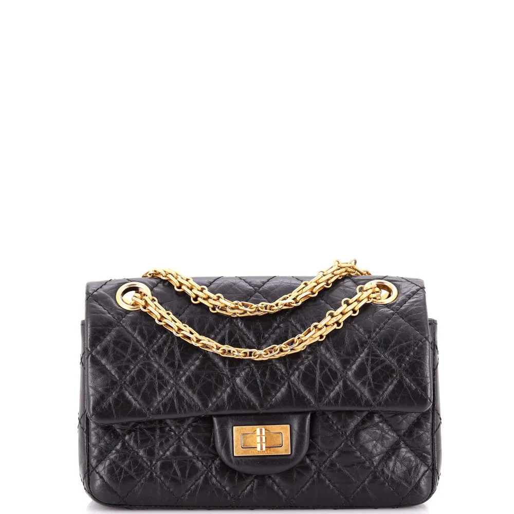 Reissue 2.55 Flap Bag Quilted Aged Calfskin Mini