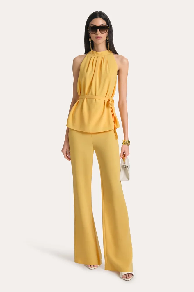 Olivia Fluid Crepe Slim Pant