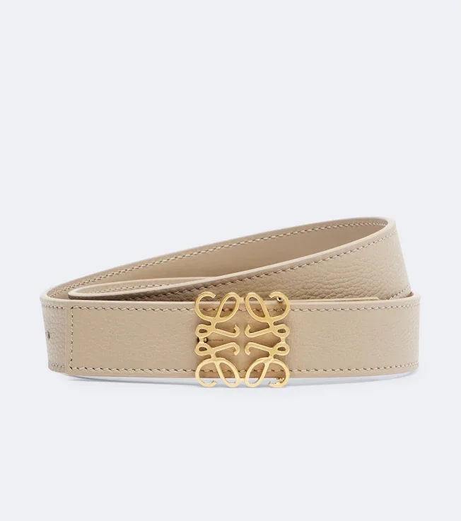 Anagram Bombé leather belt