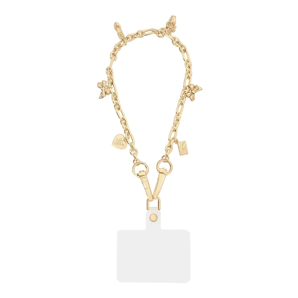 Case-Mate Anchor Card Phone Charm Gold with Charms