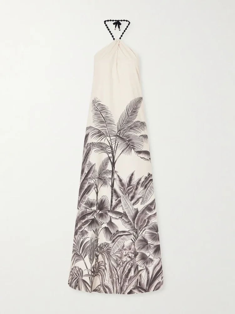 Kalahari printed cotton-poplin maxi dress