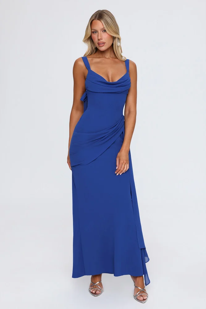 Beyond The Ordinary Maxi Dress Navy