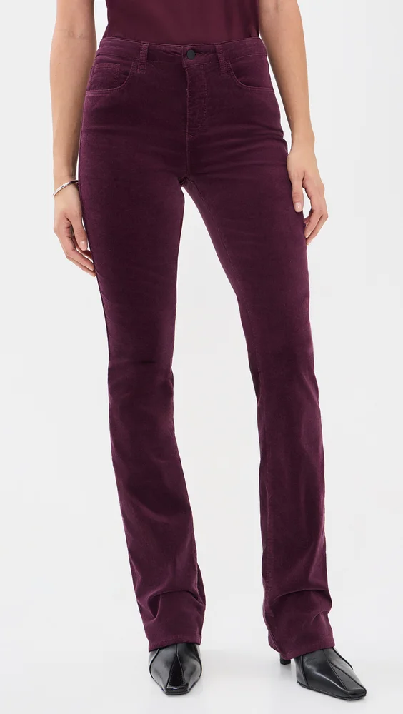 Stevie Straight Velvet Jeans