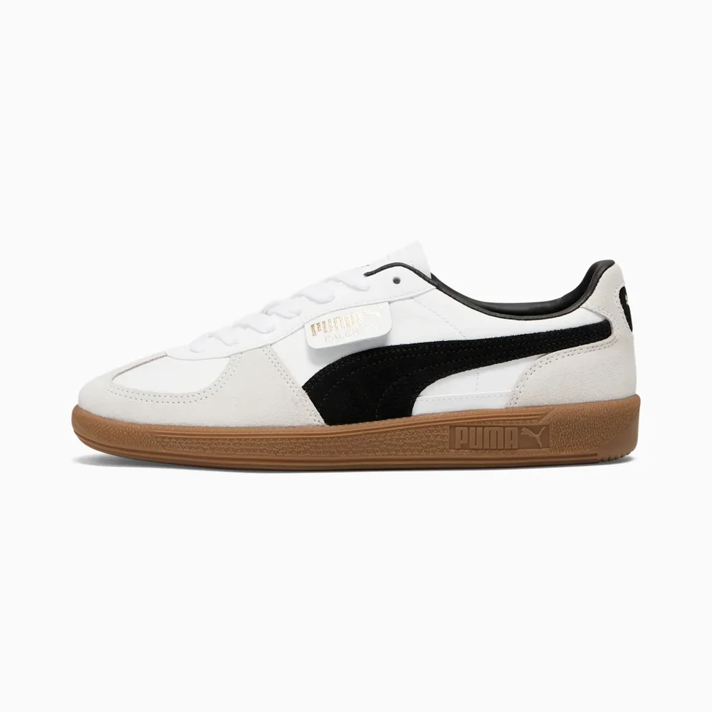 Palermo Leather Sneakers (PUMA White-Vapor Gray-Gum)