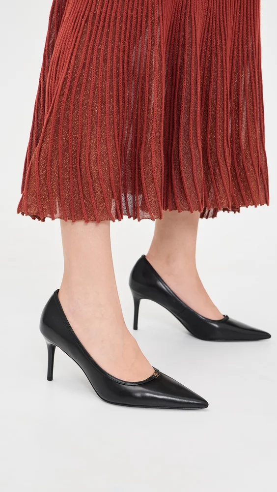 Double T Buckle Pumps 80mm