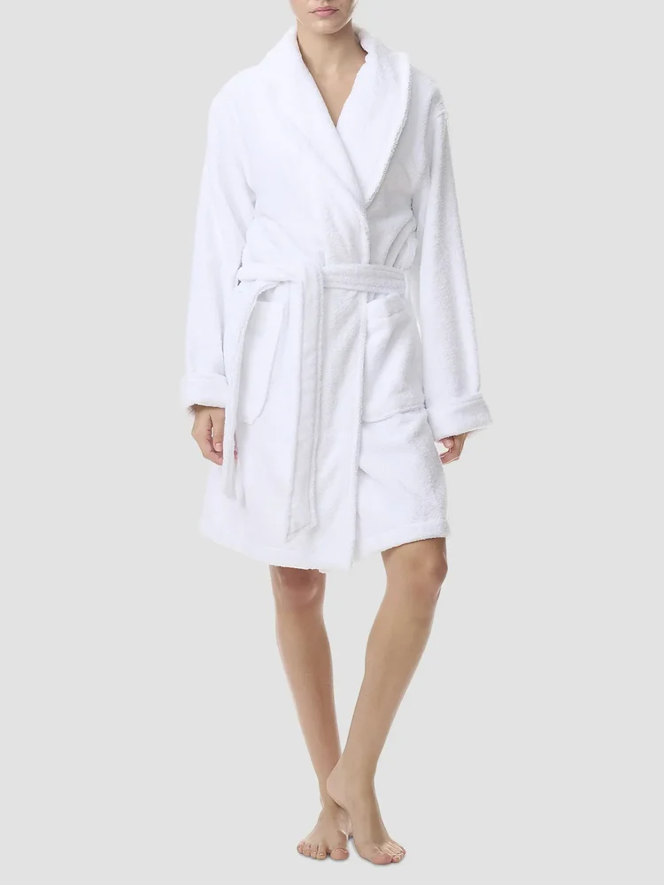 Iconic Bear Short Printed Robe