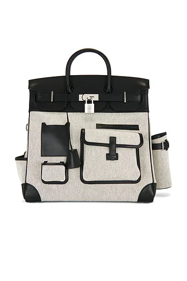 Evercalf Toile Cargo Haut A Courroies Birkin 40 Handbag