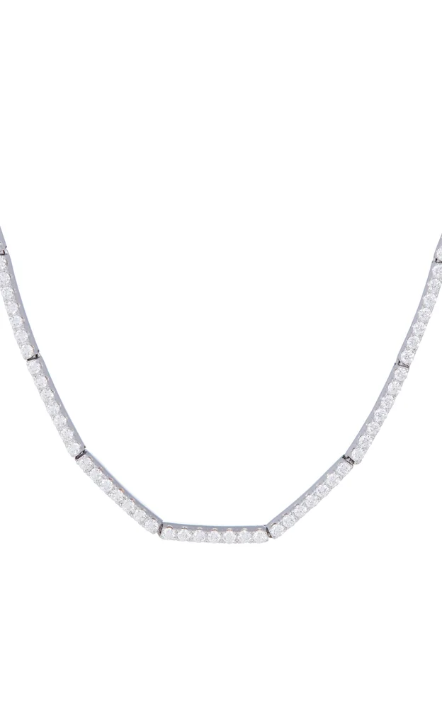 Lyra 18K Yellow Gold Diamond Necklace