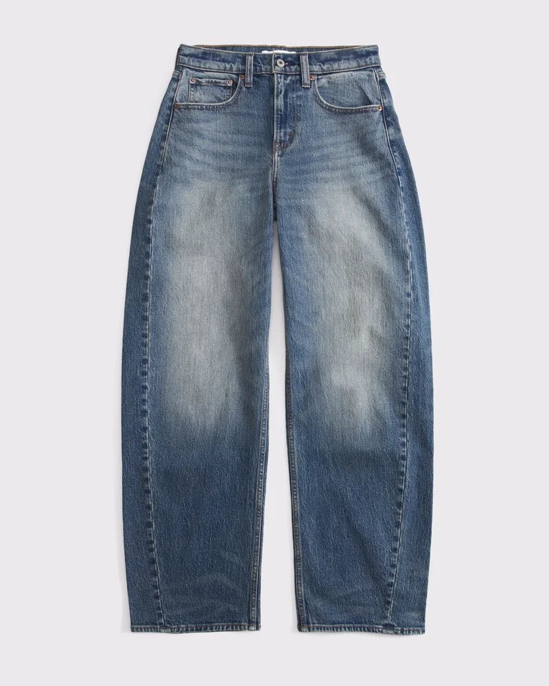 Curve Love High Rise Barrel Jean