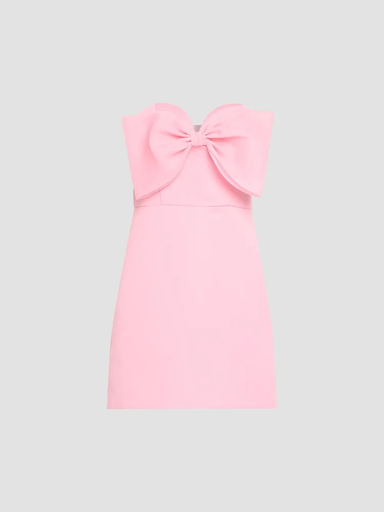 Noema Bow Strapless Mini Dress