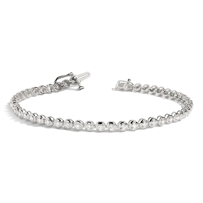 Mini Lab Grown Diamond Tennis Bracelet