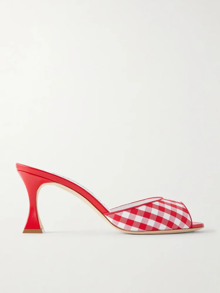 Jadara 70 checked woven sandals