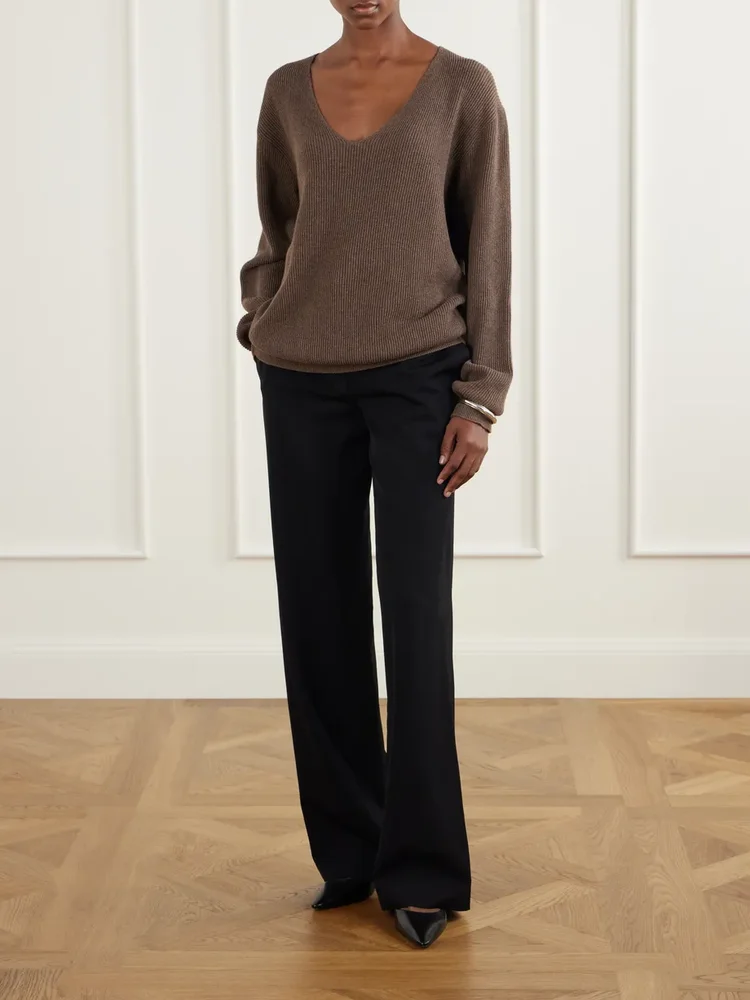 Phef cotton and cashmere-blend sweater