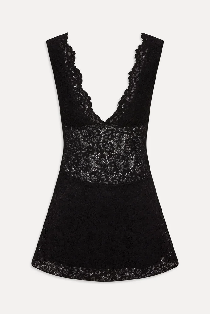 Moon Lace Mini Dress