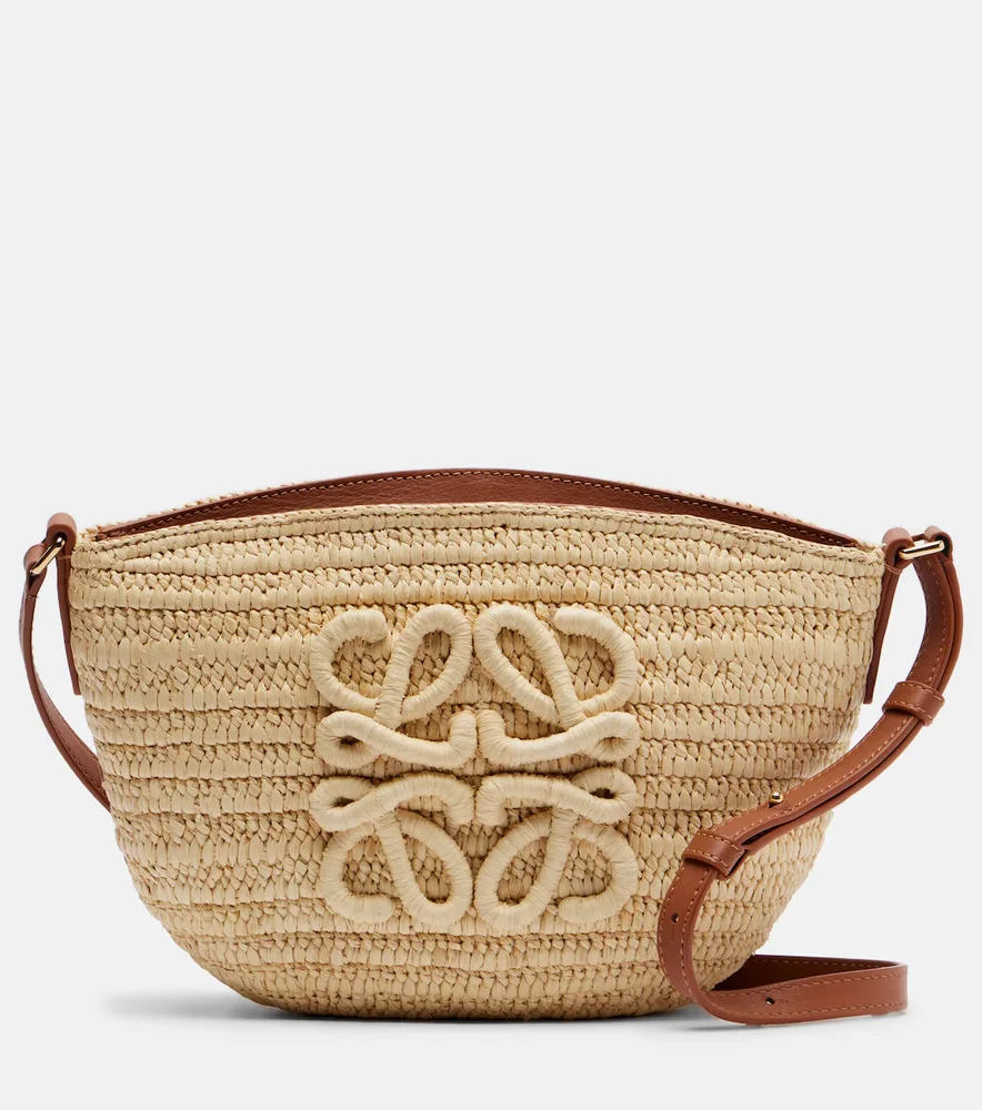Paula's Ibiza Eclipse raffia crossbody bag