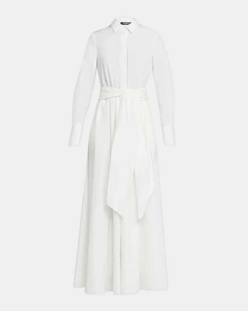 Harriet Belted Maxi Shirtdress