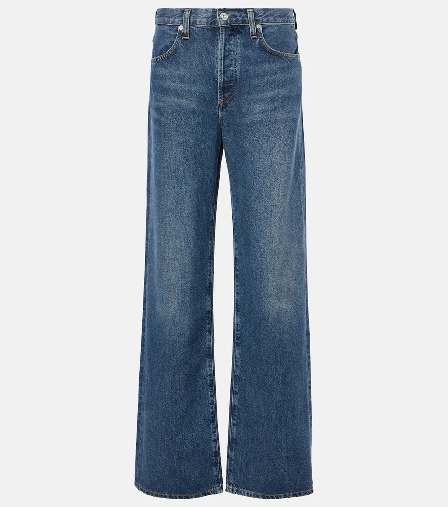 Annina high-rise wide-leg jeans