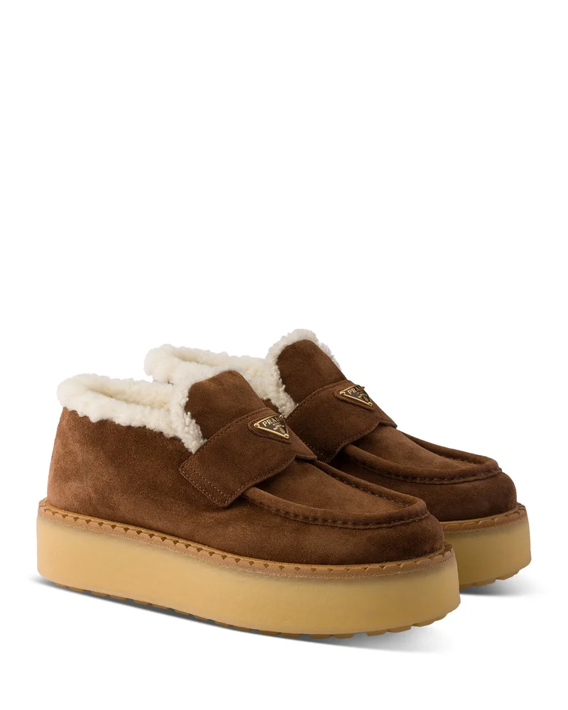 Suede Loafers