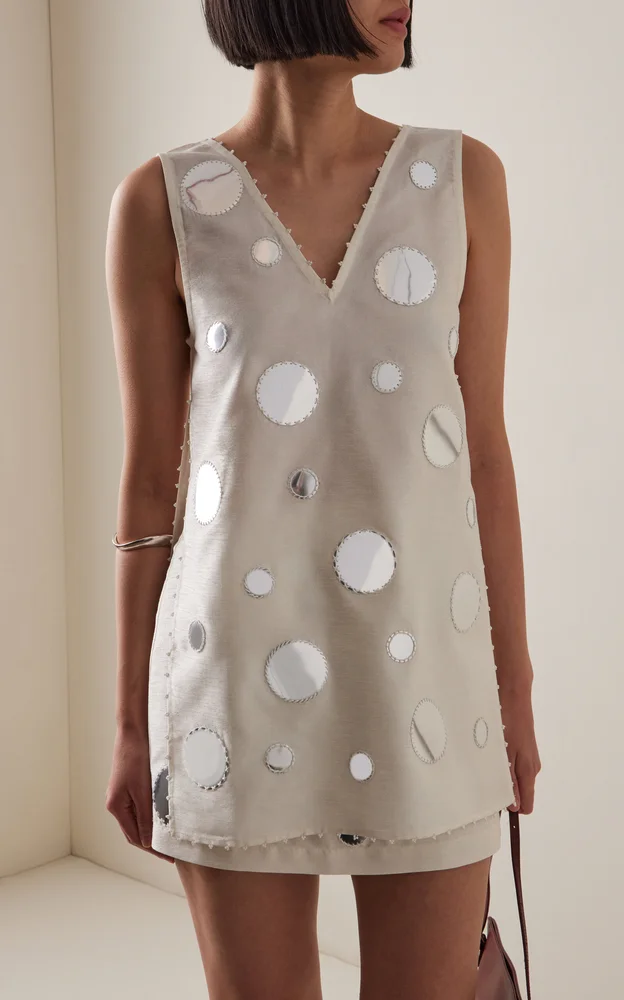 Exclusive La Isla Sequined Dupioni Tunic