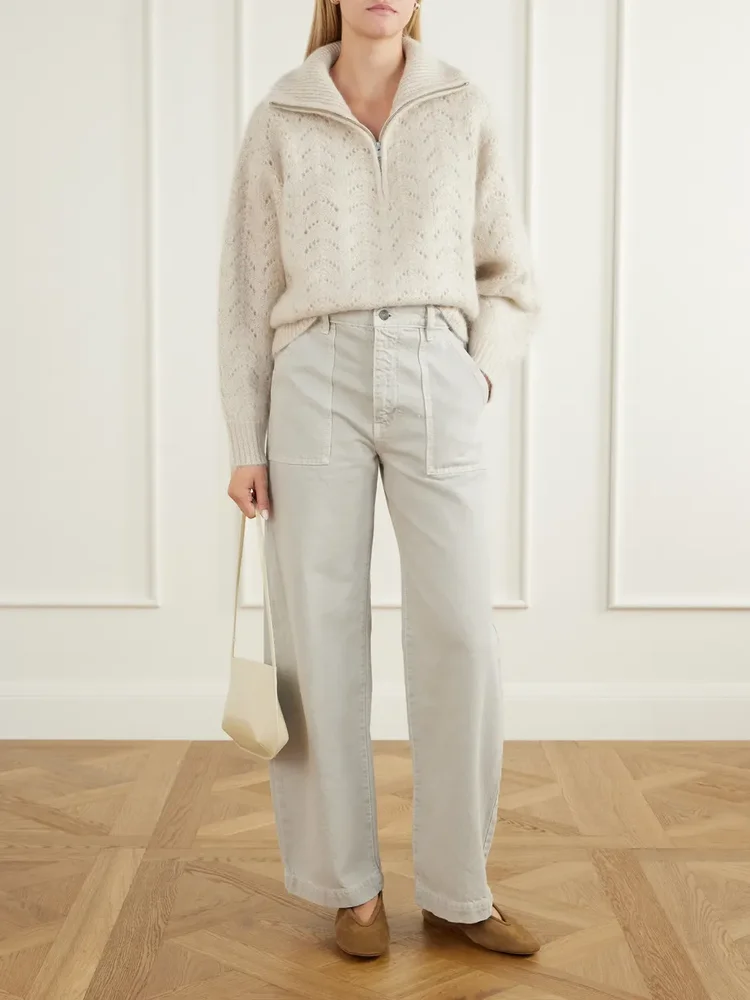 The Airy wool and cashmere-blend cardigan