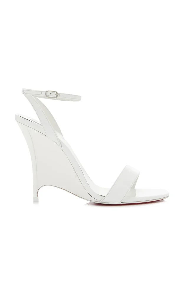 Zeezeenella 100mm Patent Leather Sandals