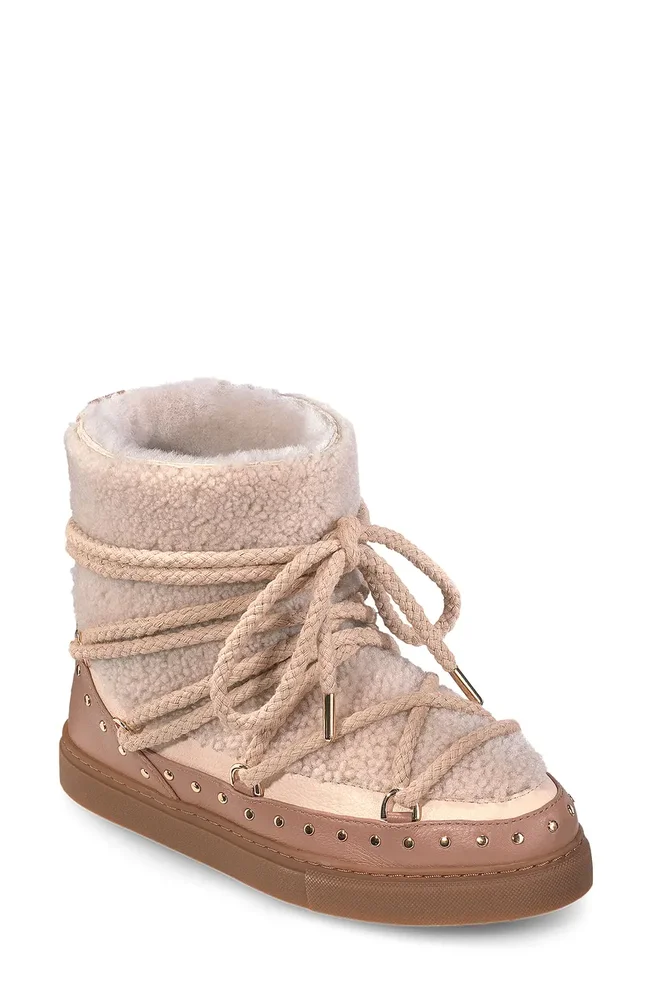 Curly Rock Genuine Shearling Sneaker Boot