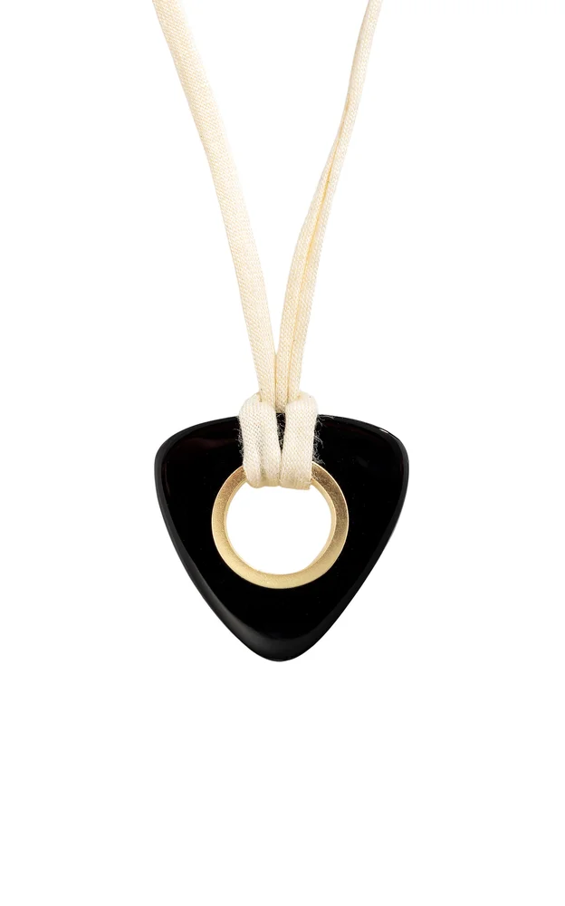 Onyx 18K Yellow Gold Necklace