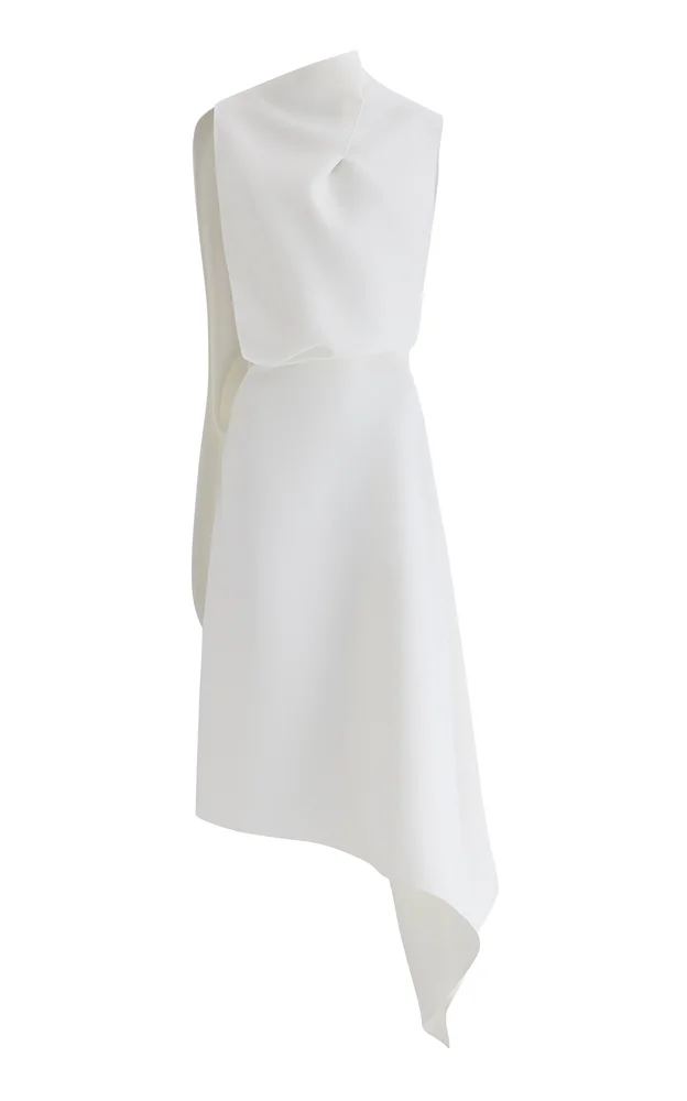 Prosper Asymmetric Midi Dress